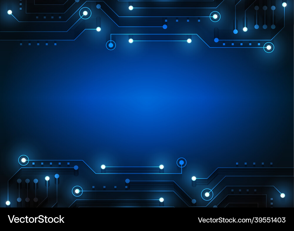 Circuit technology background with hi-tech digital Circuit technology background with hi-tech digital vector image
