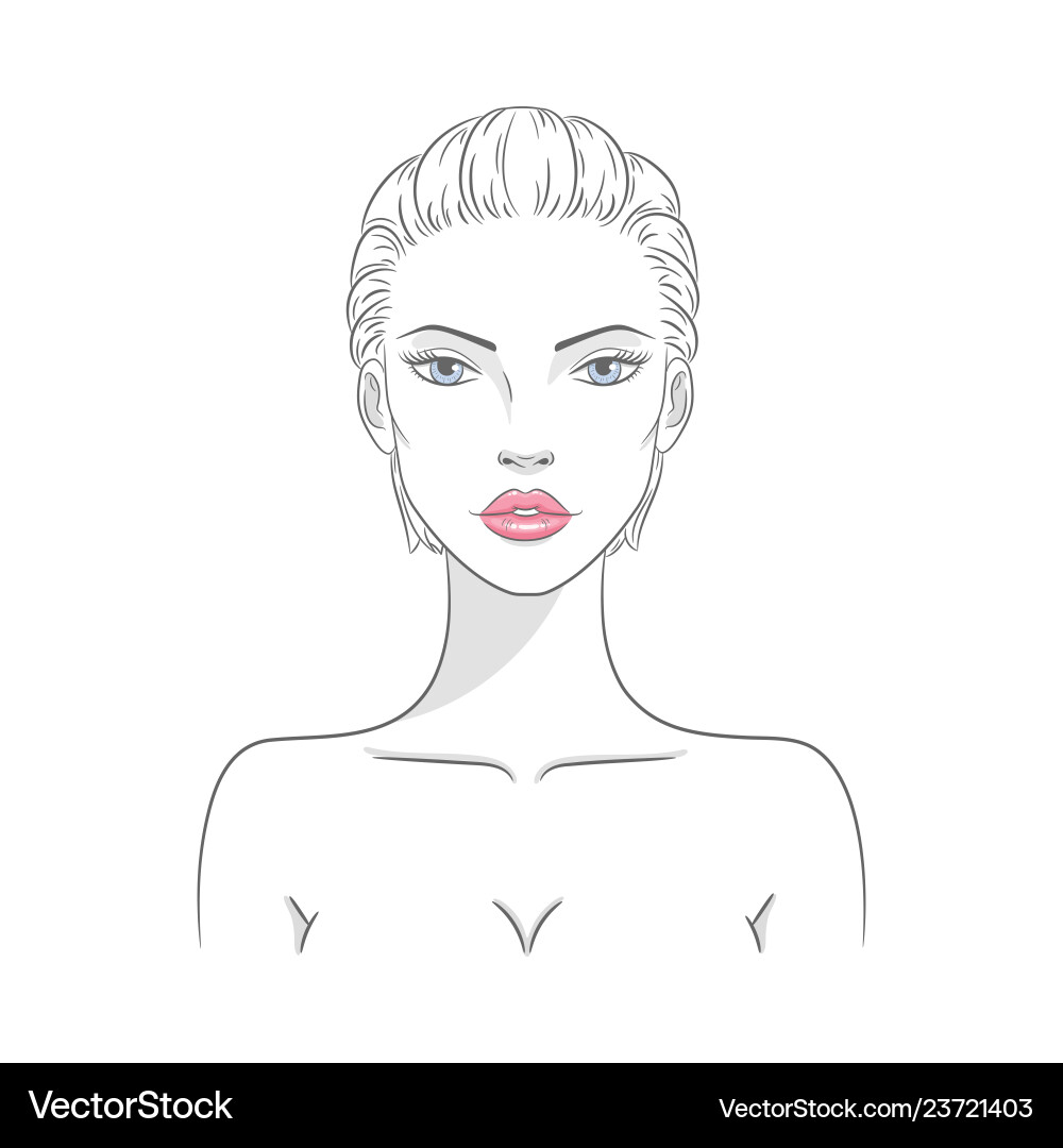 Eine schöne junge Nude Eine schöne junge Nude vektorbild