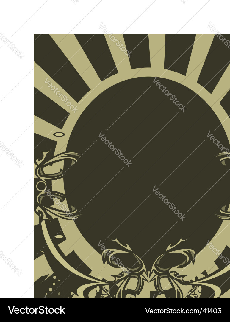 Frame background vector image