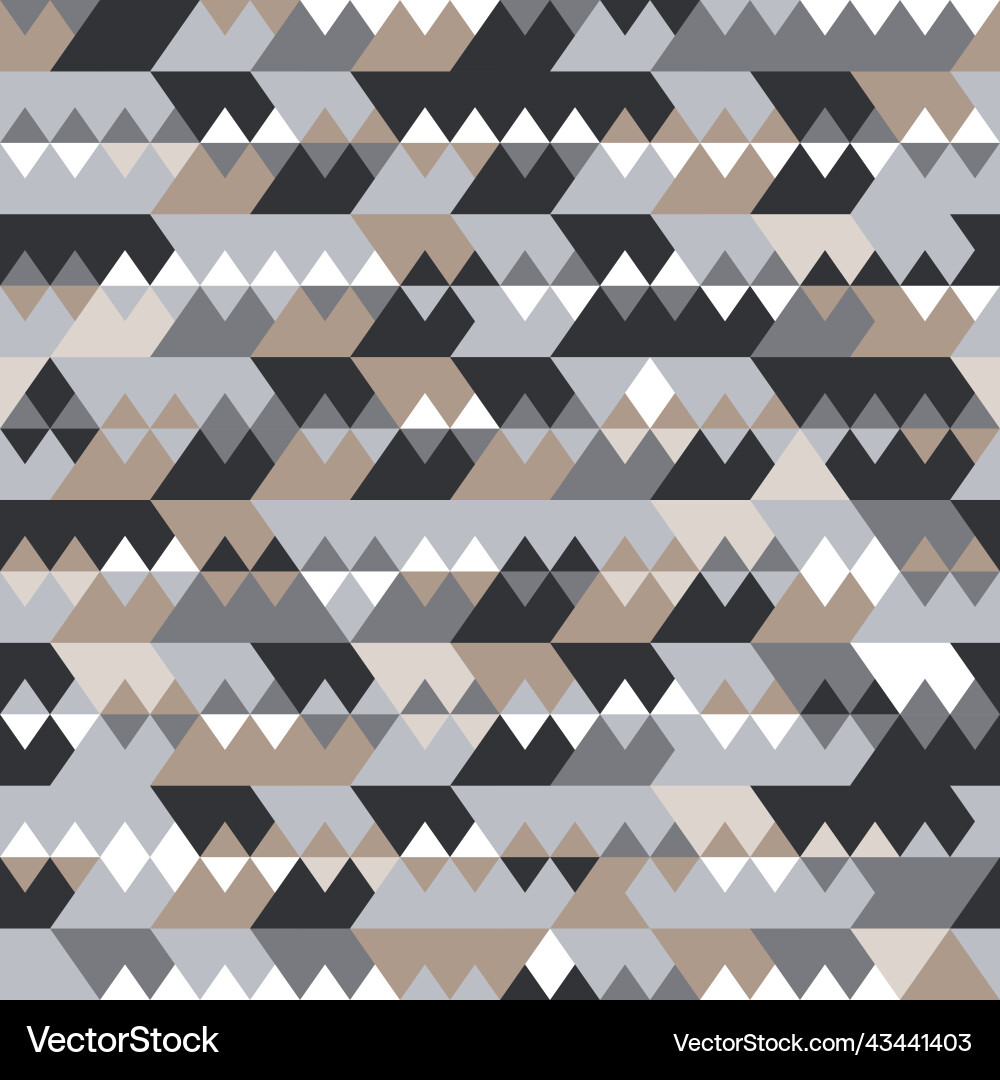 Scandinavian triangle seamless pattern Scandinavian triangle seamless pattern vector image