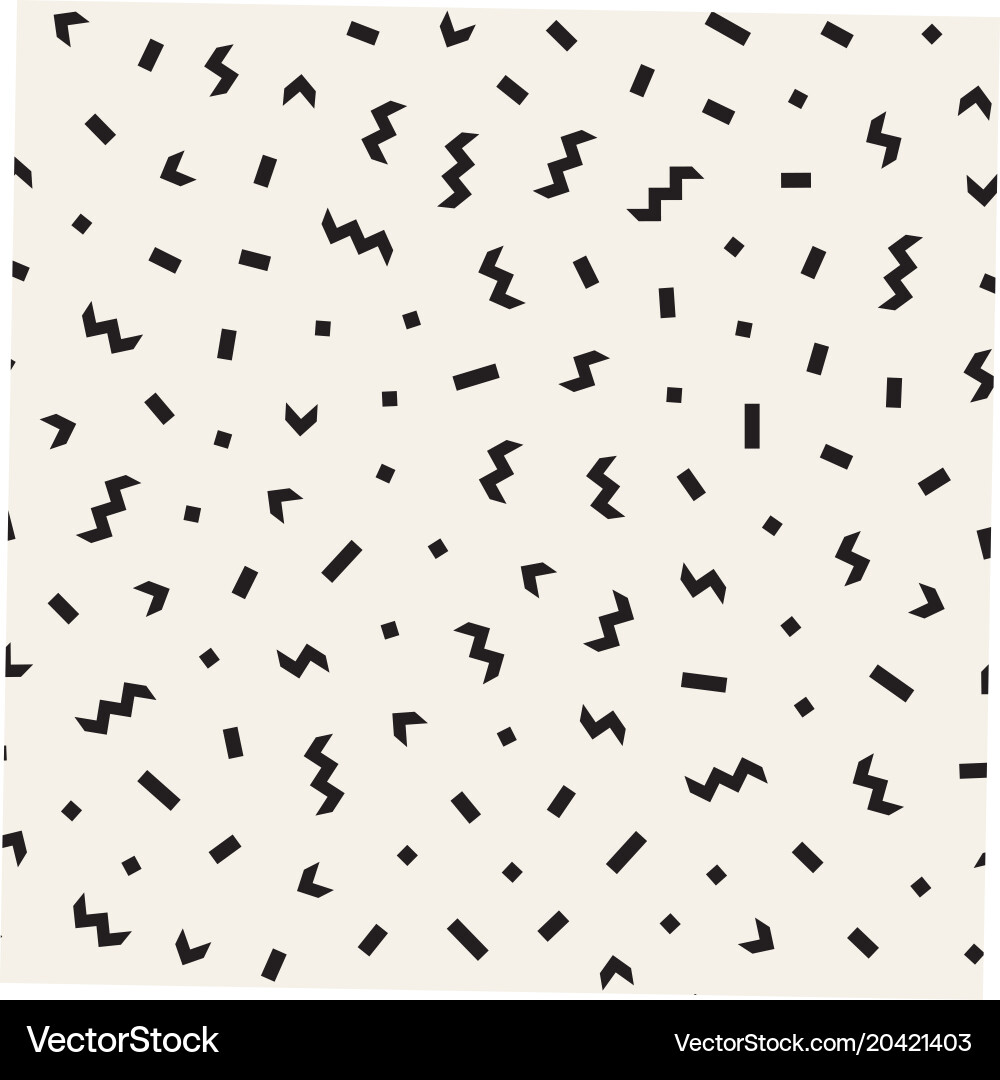 Seamless abstract geometric pattern in retro vector image