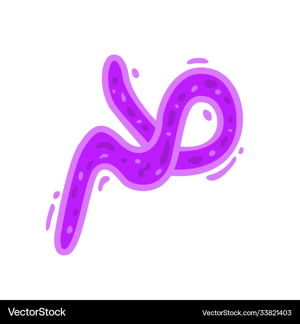 Virus germs and bacteria design objects character Vector Image