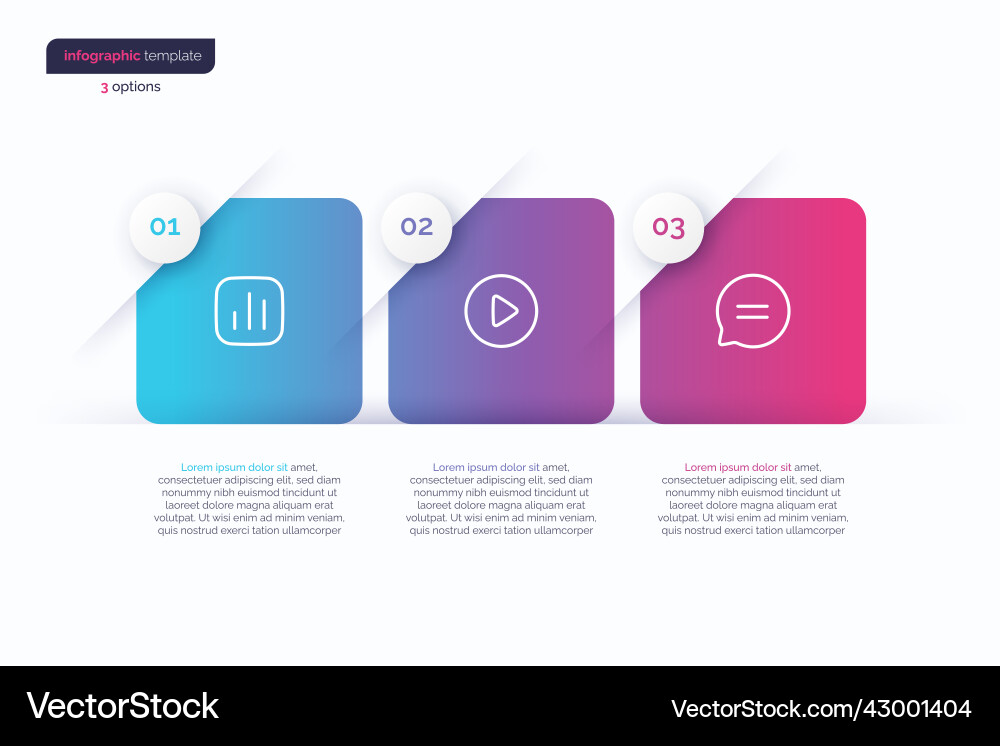 Abstract gradient minimalistic infographic Abstract gradient minimalistic infographic vector image