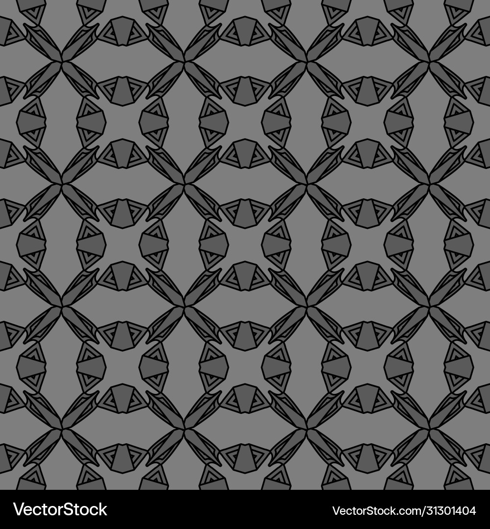 Abstraktes graues zeltisches nahtloses Muster in Viking Abstraktes graues zeltisches nahtloses Muster in Viking vektorbild