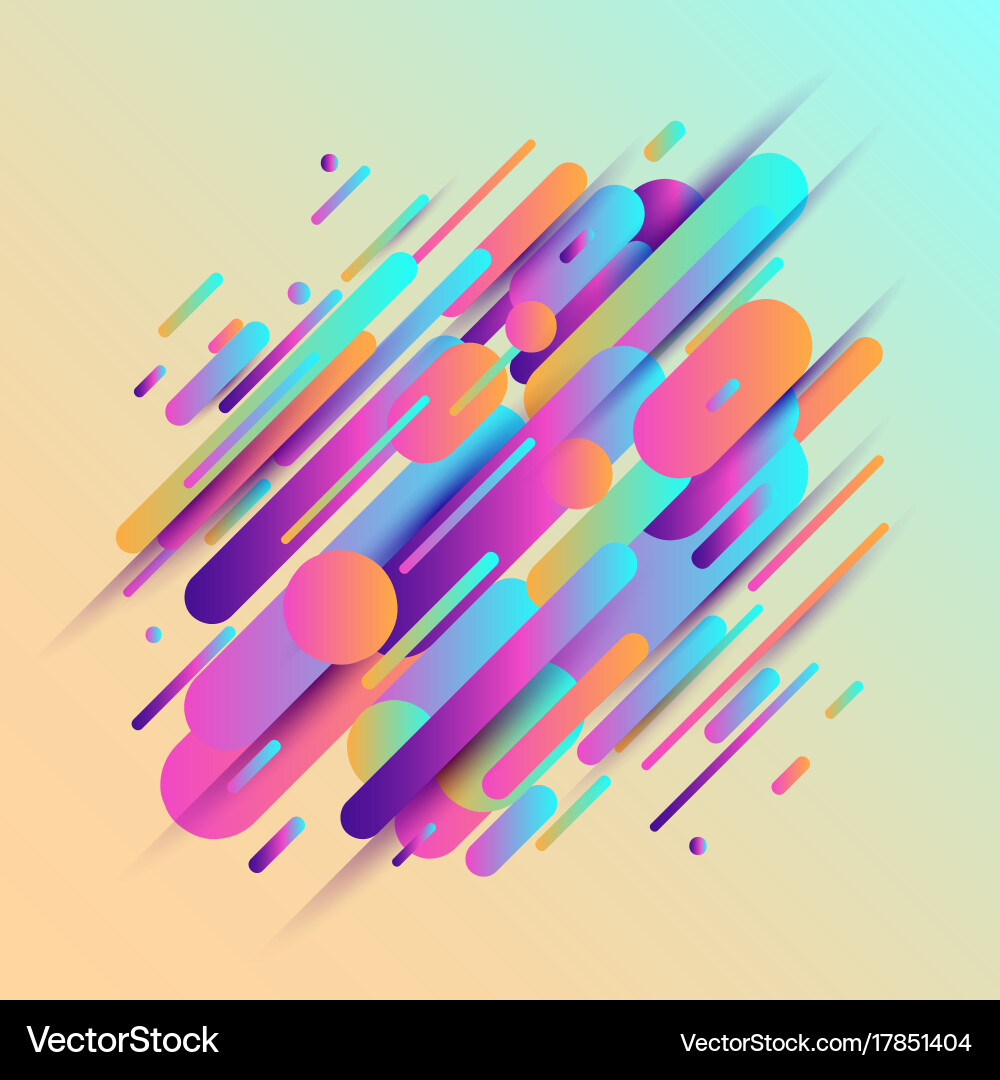 Dynamic composition made vector image