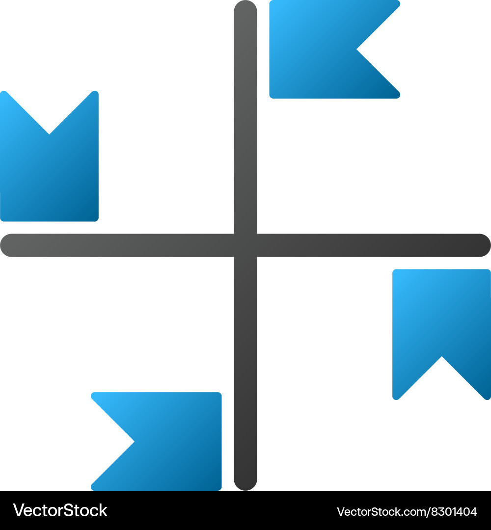 Flags gradient icon Vector Image