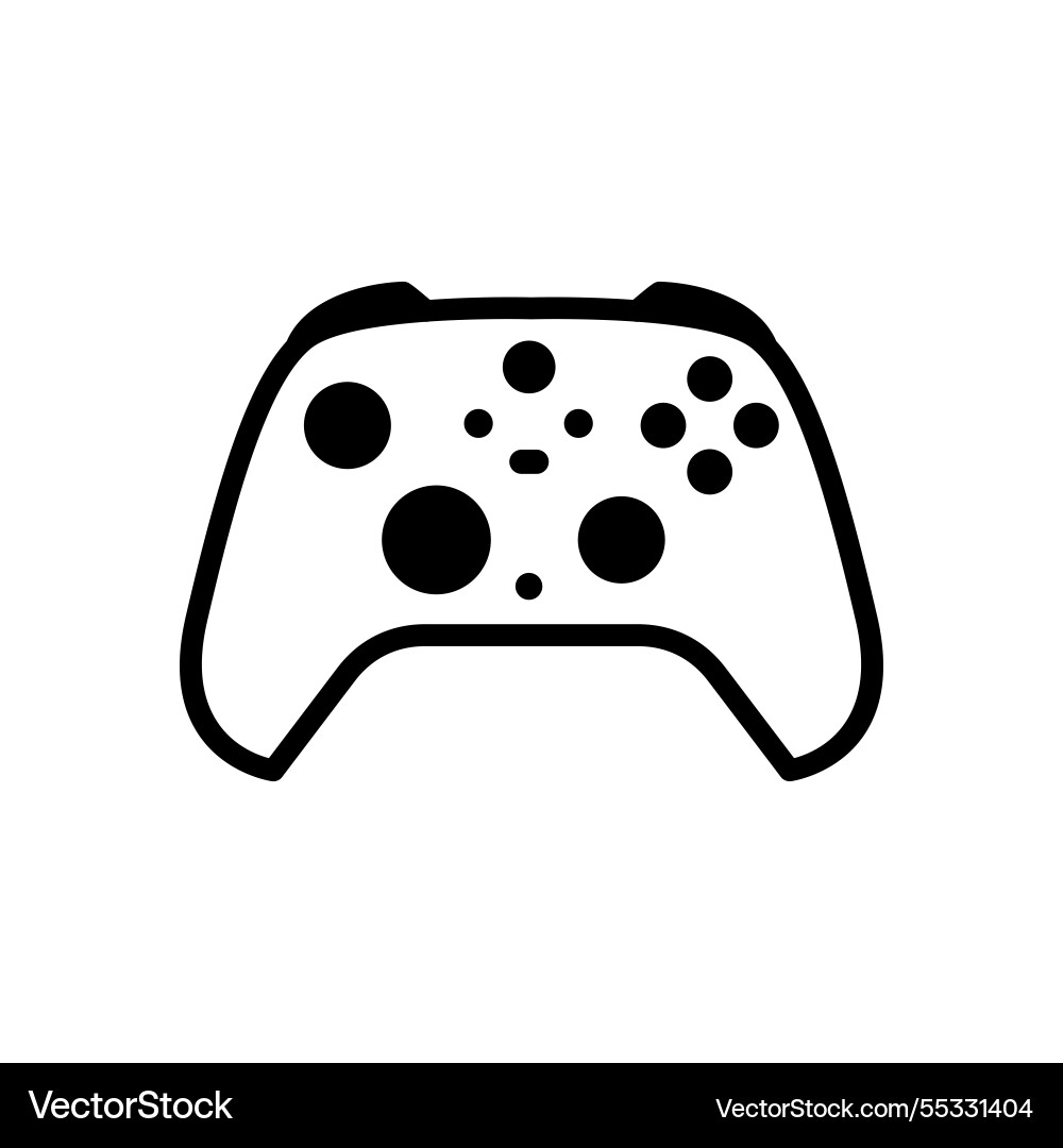 Joystick icon video game controller Vector Image