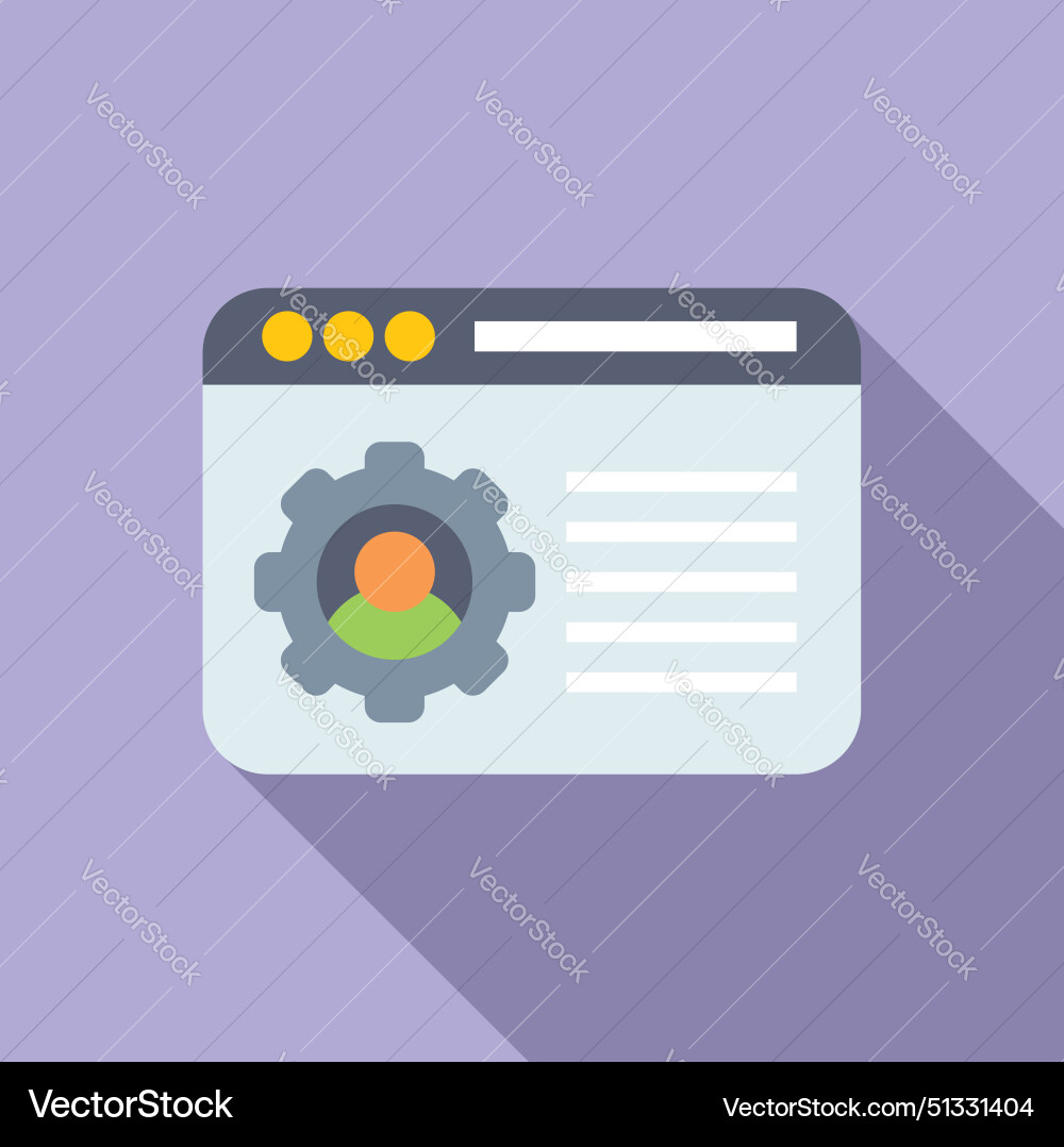 Minimalist web browser interface icon Minimalist web browser interface icon vector image