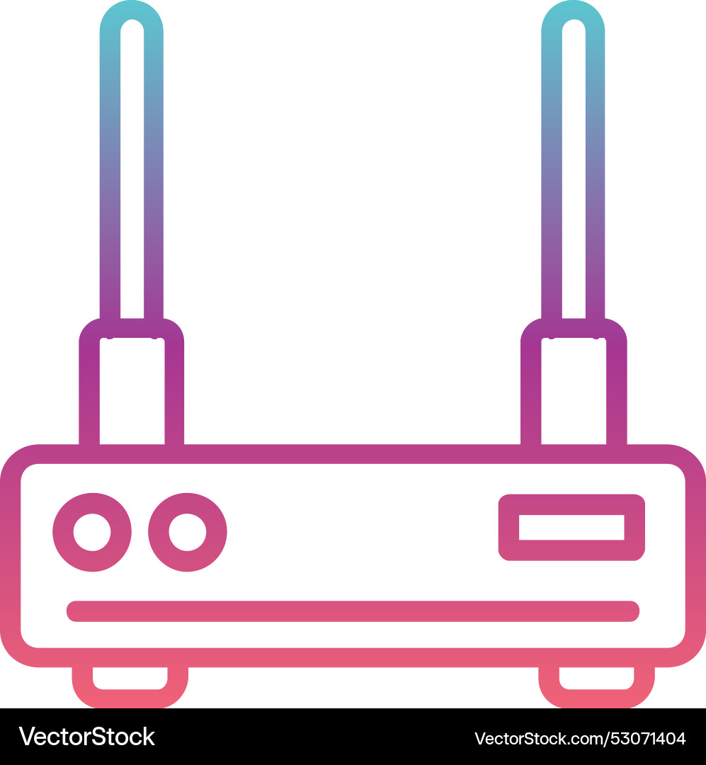 Modem line gradient design Vector Image