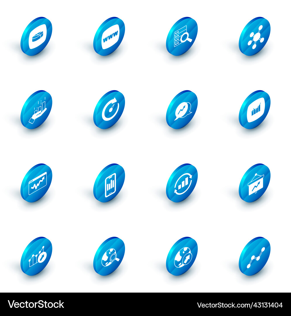 Set website template server project team base Set website template server project team base Vector Image