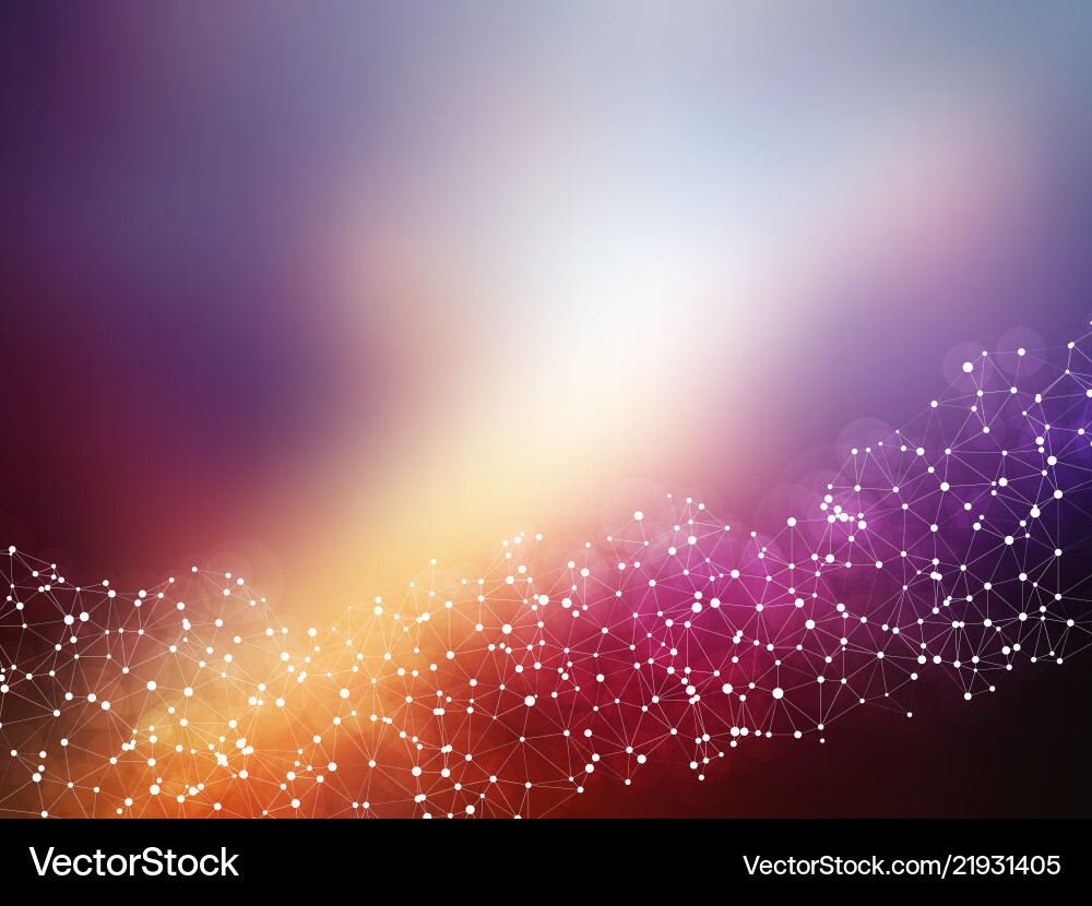 Abstract Geometric Network Background vector image