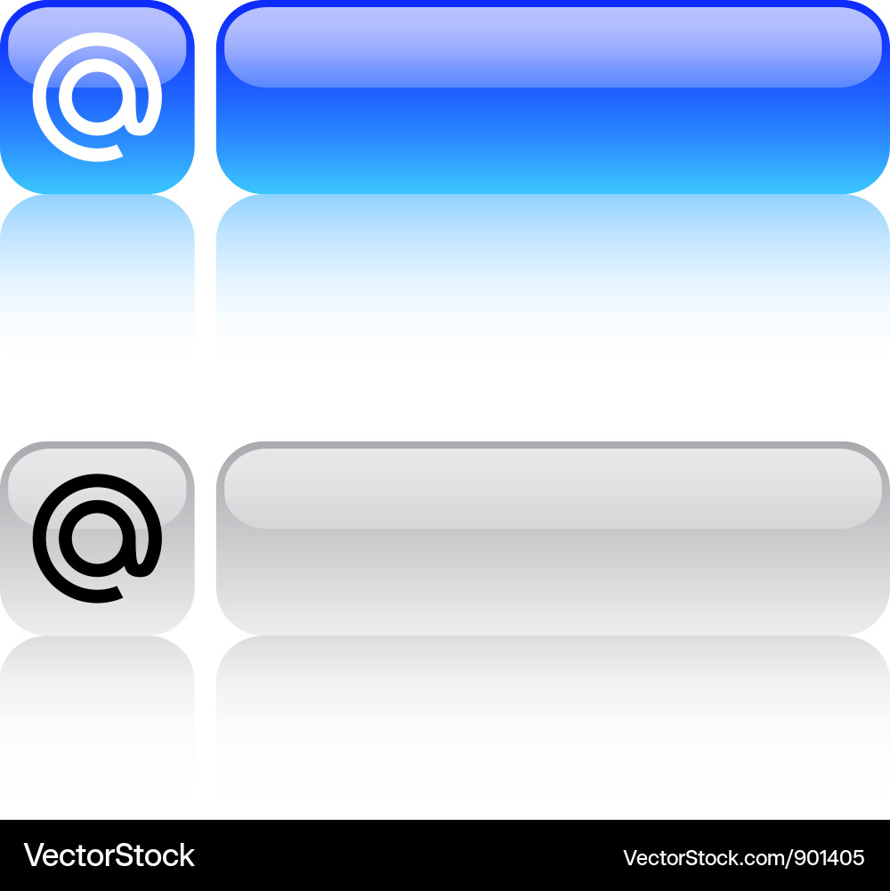At square button Vector Image