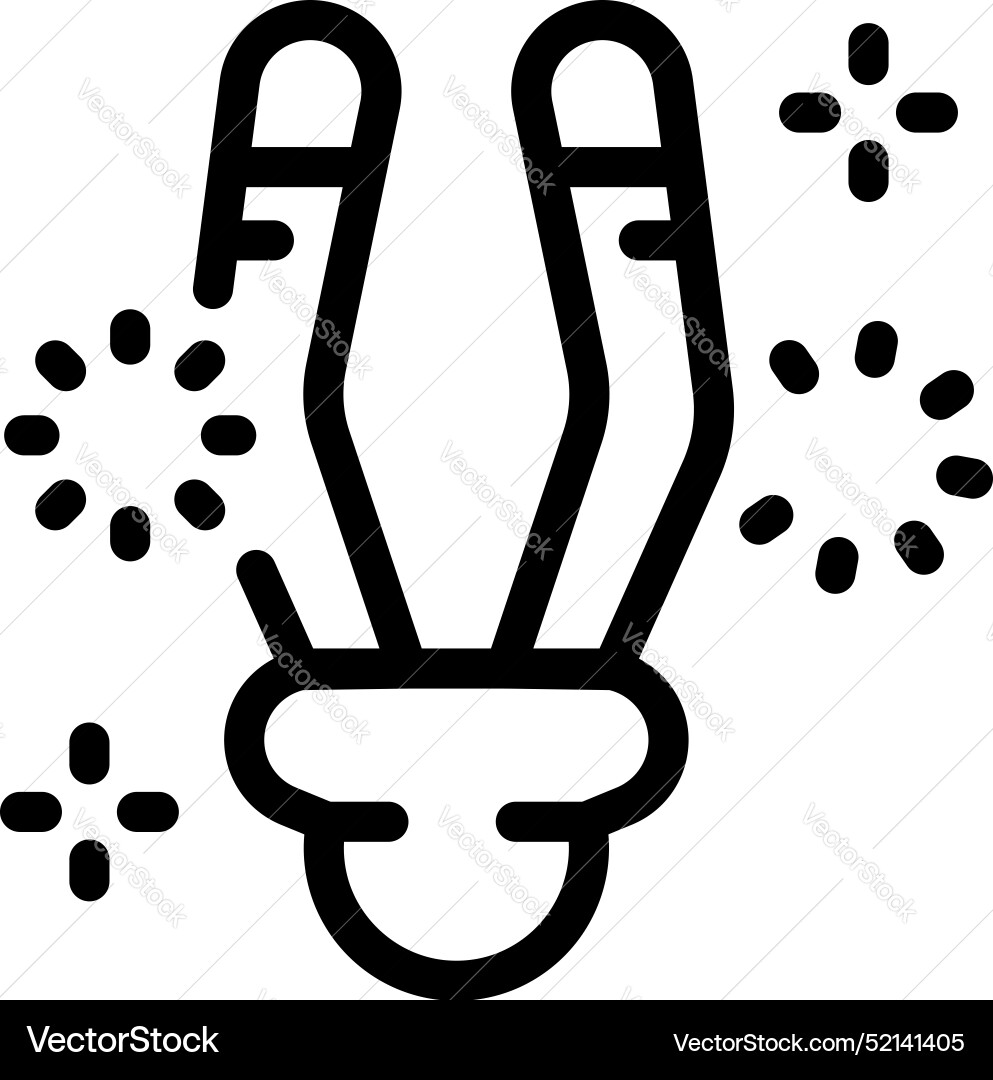Futuristic robot performing with sparklers Futuristic robot performing with sparklers Vector Image