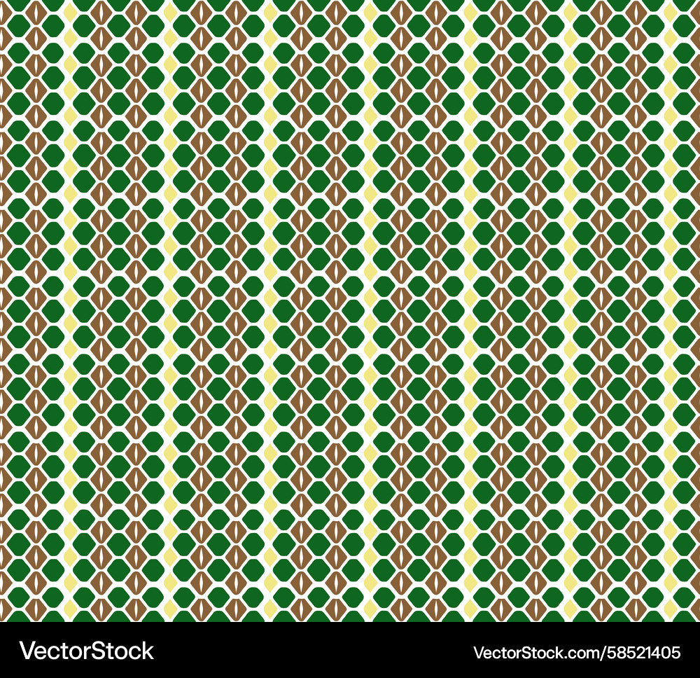 Metallic Snake Scale Pattern Vector Image