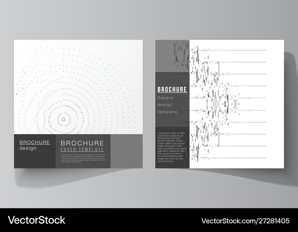 Minimal layout two square Minimal layout two square vector image