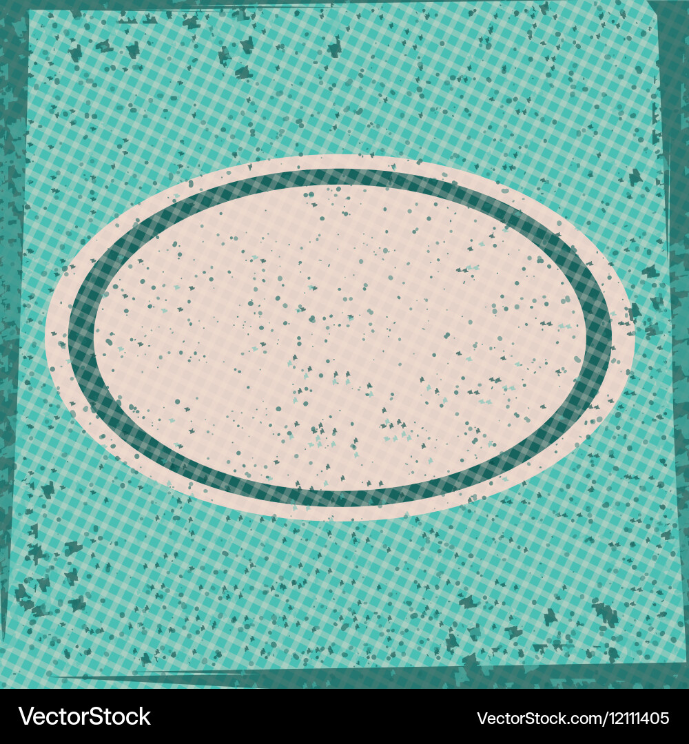 Retro background with label design vector image