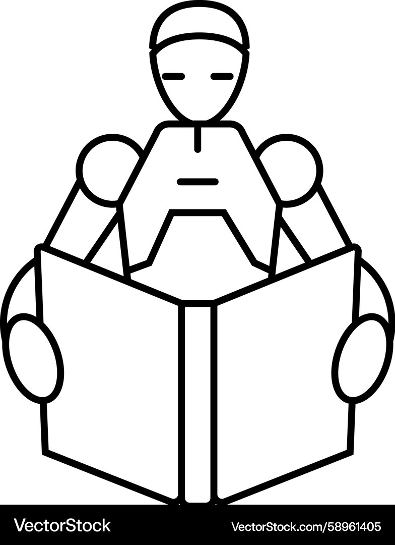 Social Robotics Robot Icon Vector Image