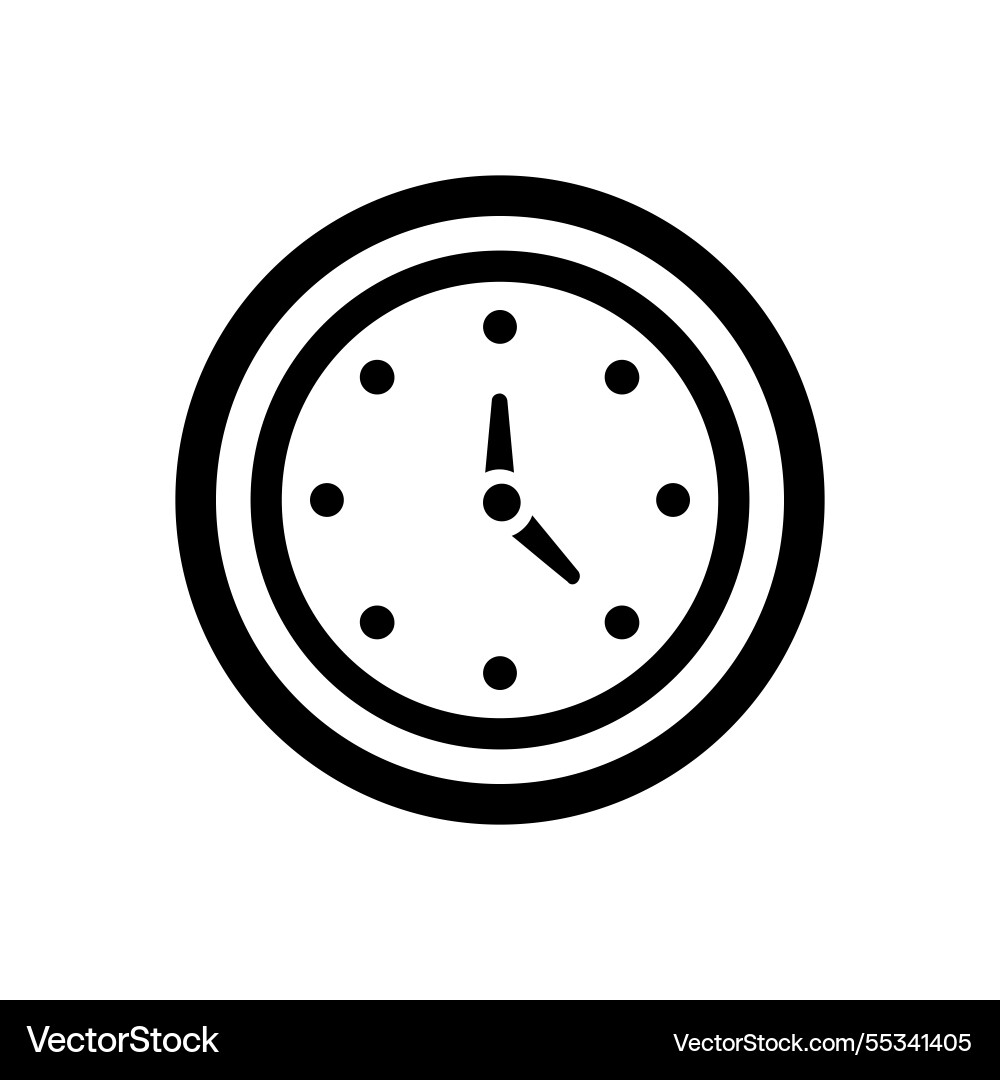Time and clock icon circle arrow Time and clock icon circle arrow vector image