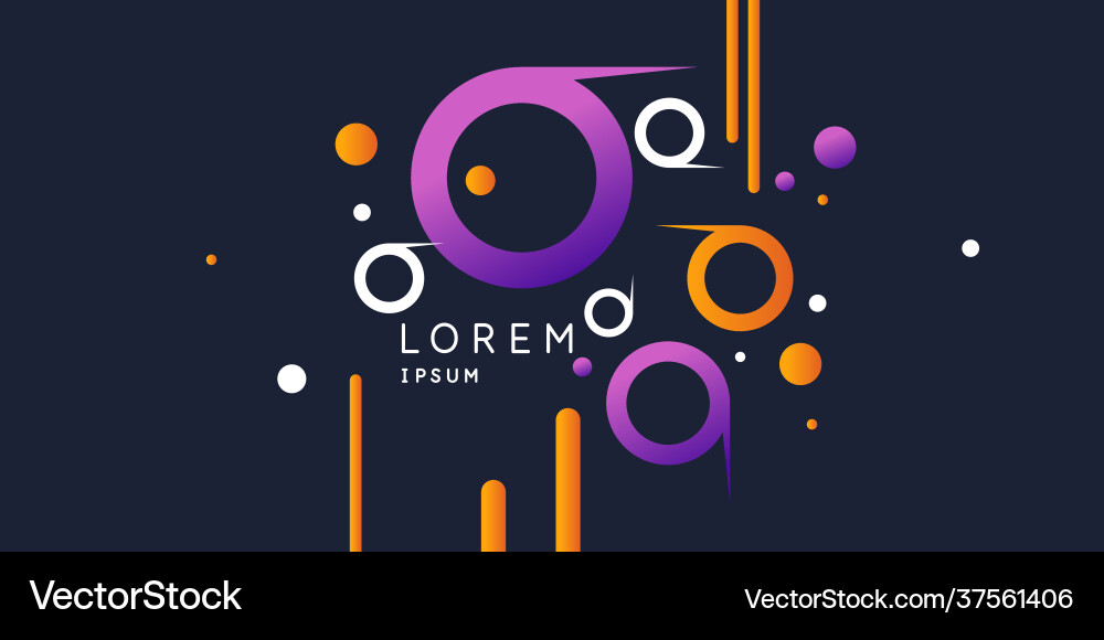 Abstract background with dynamic lines vector image