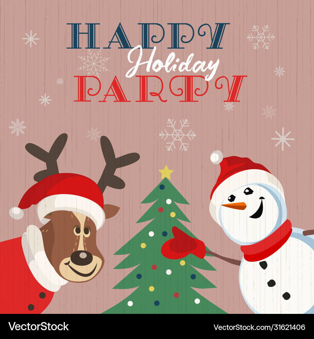 Fancy seasonal poster Fancy seasonal poster vector image