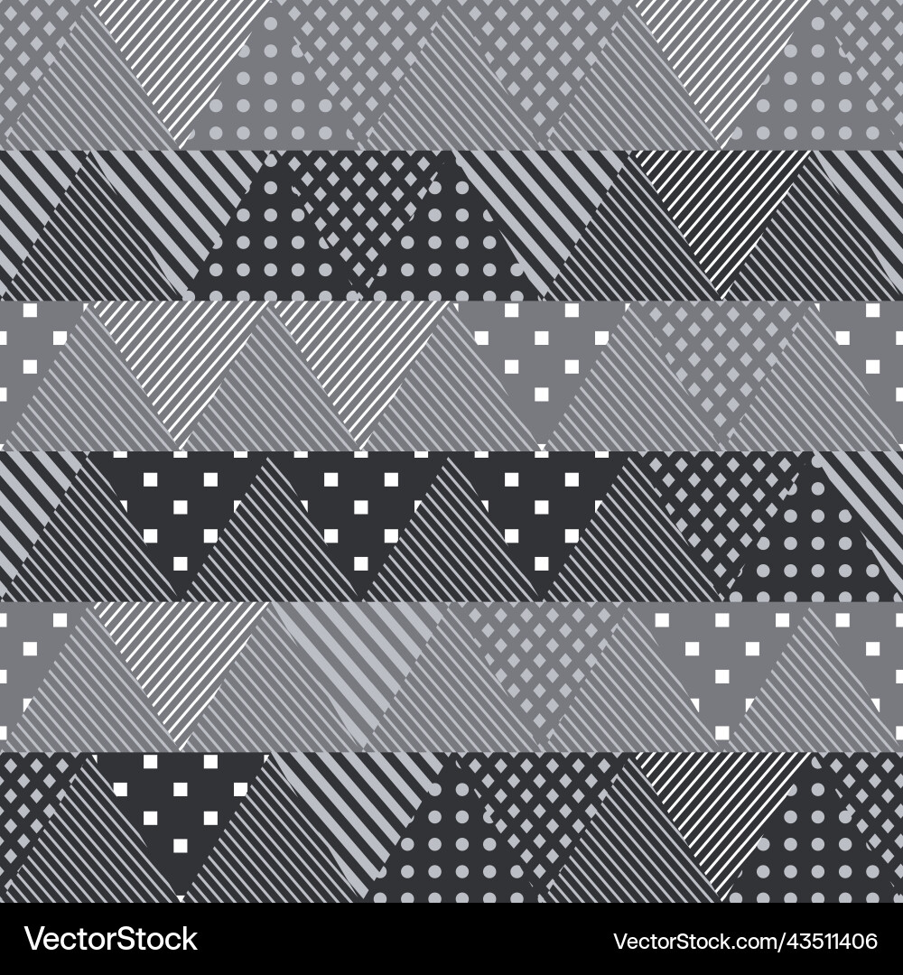 Geometric Triangle Pattern vector image