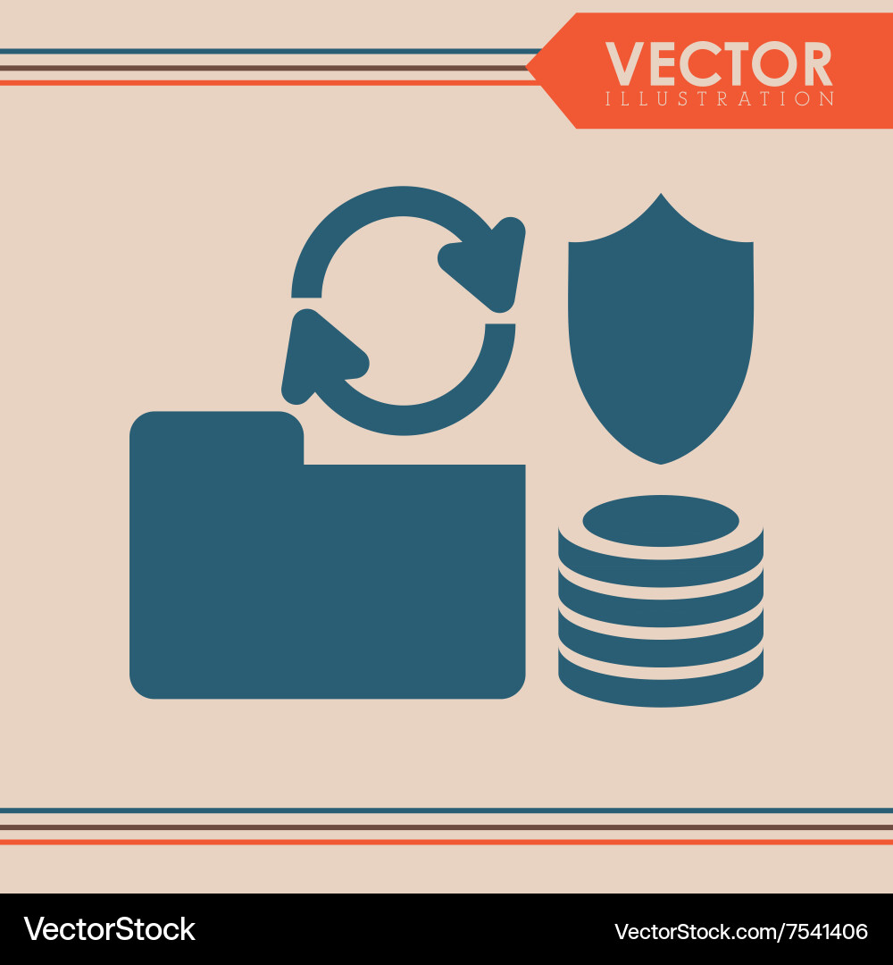 Security system design Vector Image