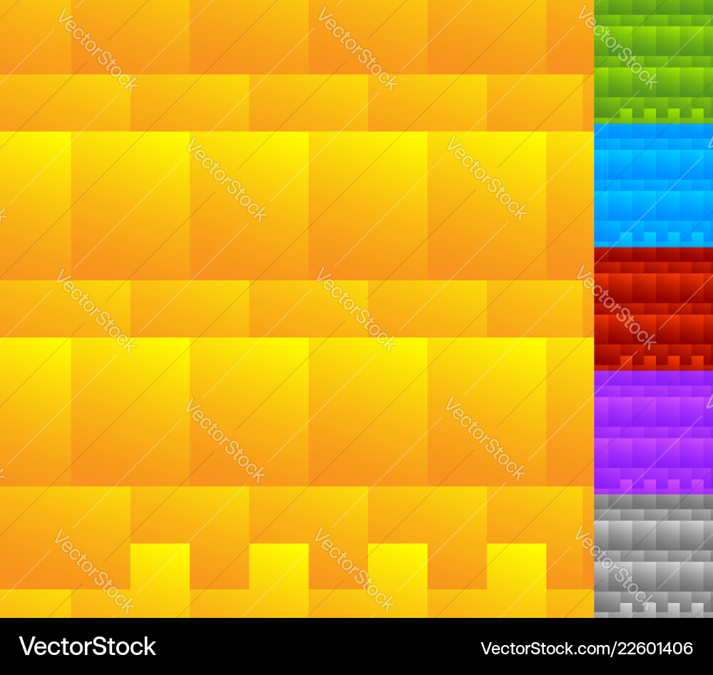 Set of seamless patterns in 6 colors overlapping Set of seamless patterns in 6 colors overlapping vector image