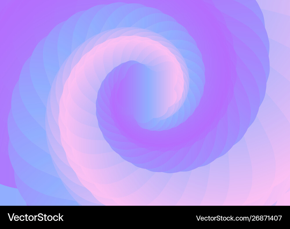Abstract gradient swirl background vector image