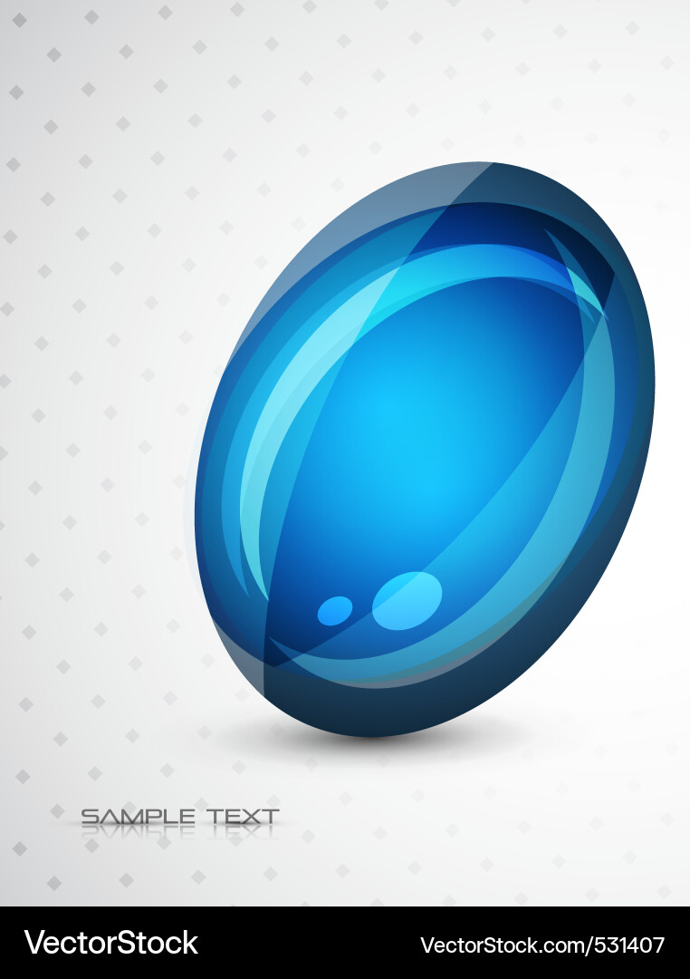 Glossy Object - Abstract Shine vector image