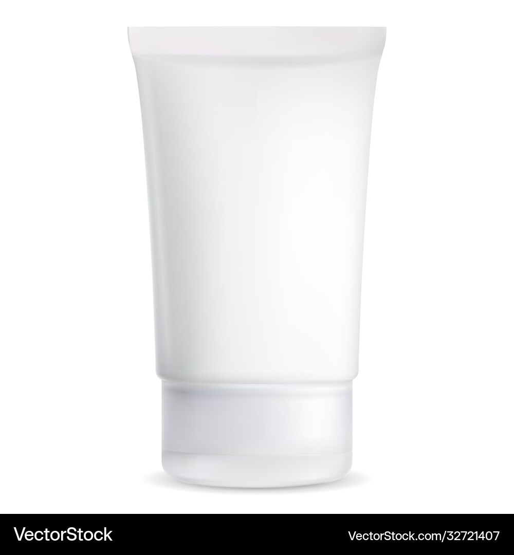 Kosmetikschlauch Mockup Creme Verpackung Kosmetikschlauch Mockup Creme Verpackung vektorbild