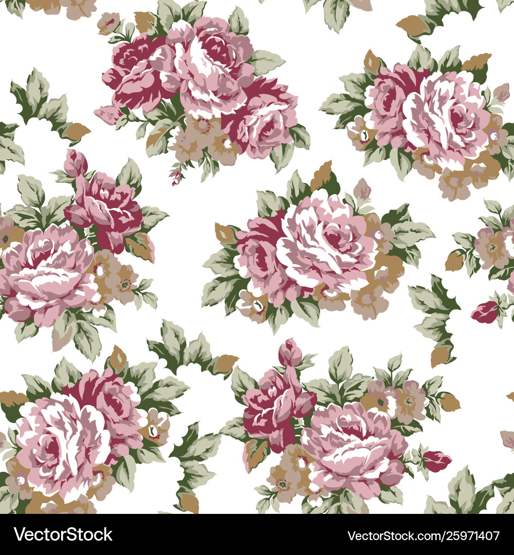 Shabroses vintage seamless pattern Vector Image