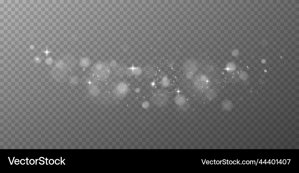 Shining bokeh isolated on transparent background Shining bokeh isolated on transparent background Vector Image