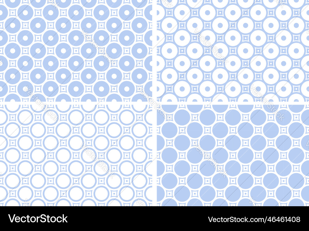 Geometric Circle Patterns vector image
