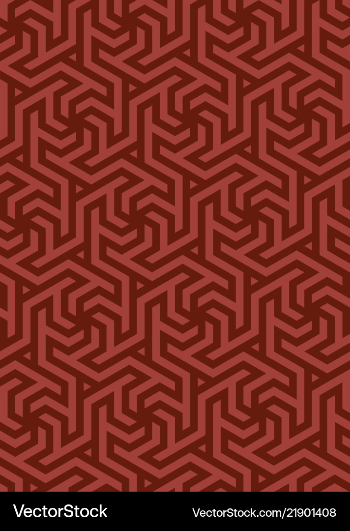 Geometric pattern hexagonal grid vector image