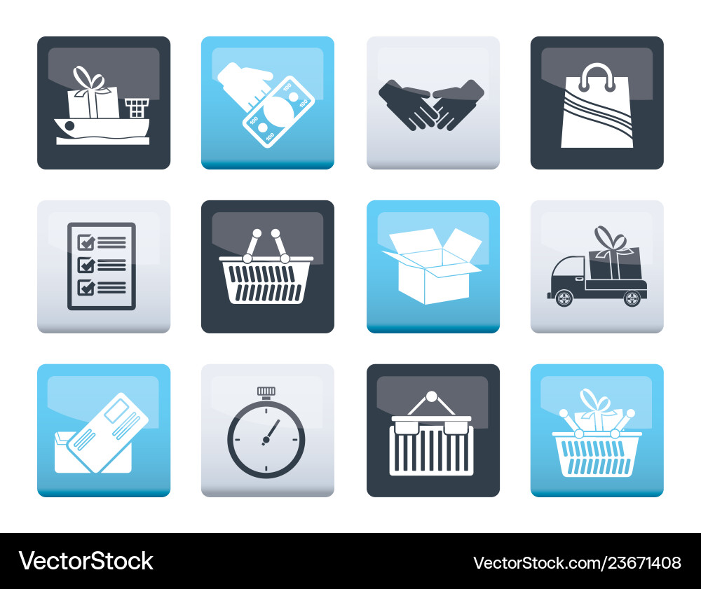 Shipping and logistic icons over color background Shipping and logistic icons over color background Vector Image