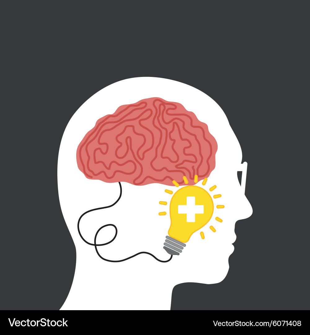 Think different design vector image