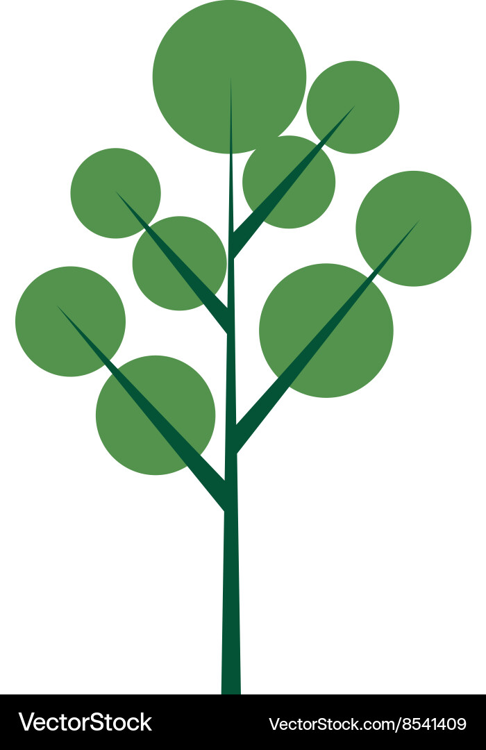 Abstract tree vector image