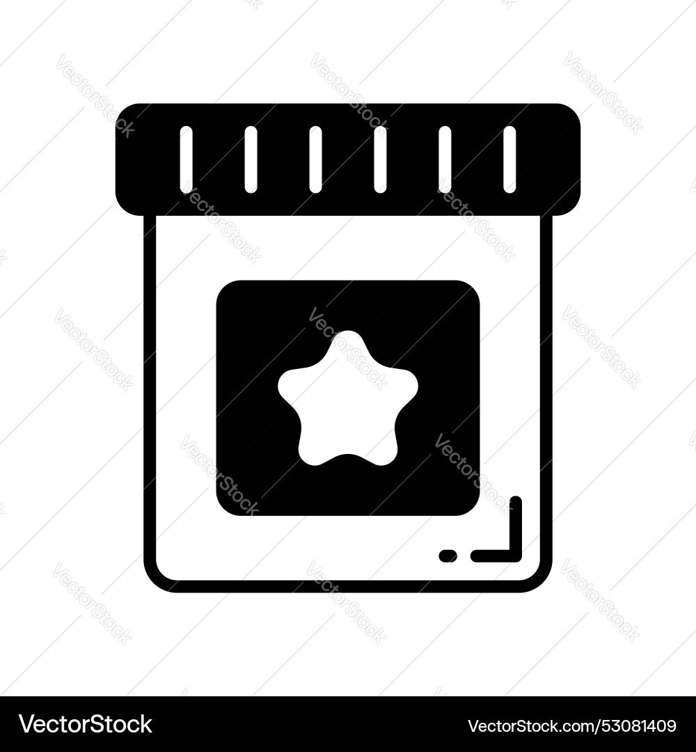 Check this beautiful icon of color container Vector Image