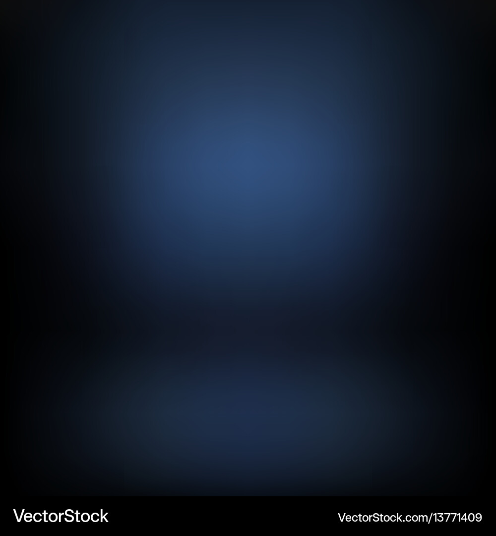 Deep Blue Gradient Background Vector Image