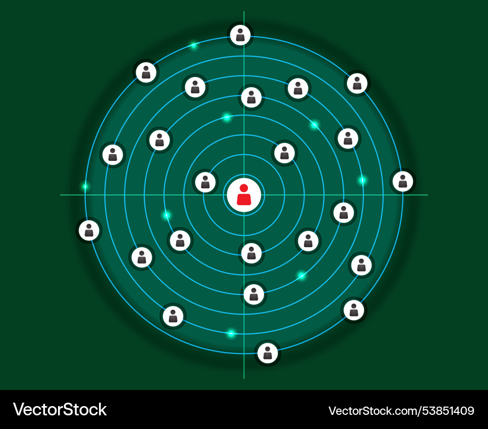 Digital technology internet network connection Vector Image