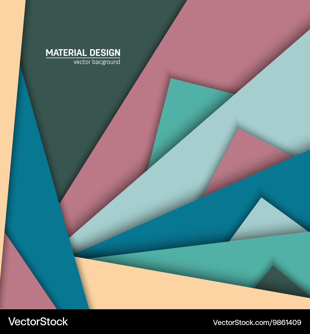 Material design background abstract vector image