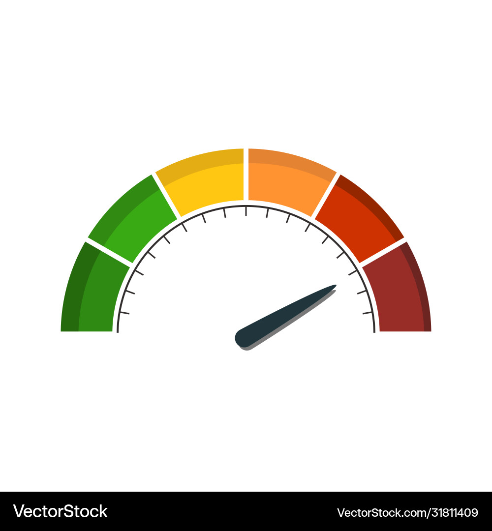 Measuring device template Measuring device template vector image