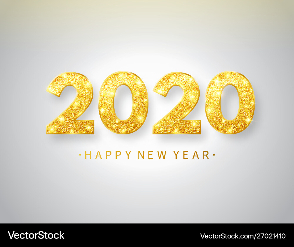 2020 guten Rutsch ins neue Jahr Hintergrund mit Gold Glitzer 2020 guten Rutsch ins neue Jahr Hintergrund mit Gold Glitzer vektorbild