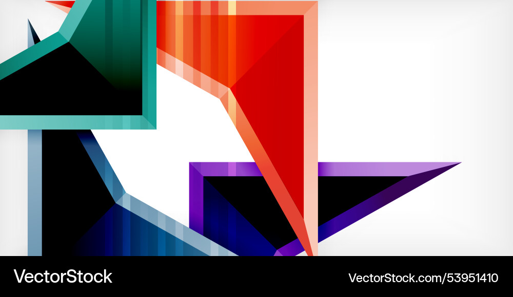 Abstract background color triangles and arrows Abstract background color triangles and arrows Vector Image