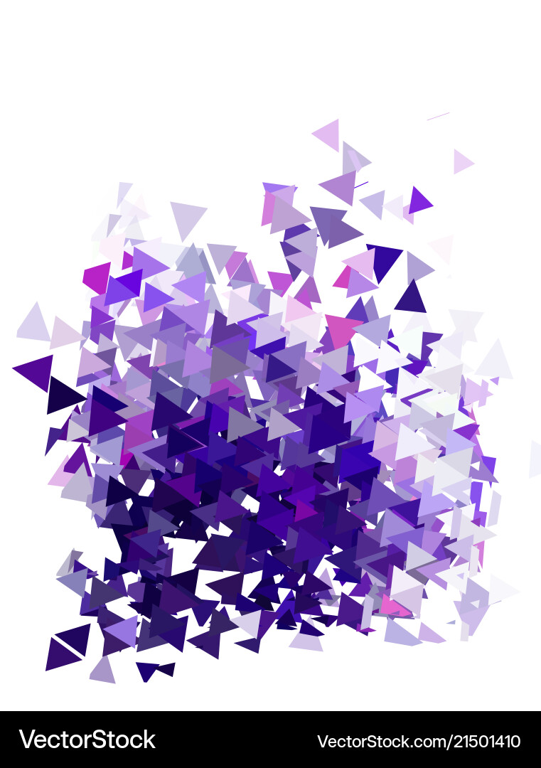 Abstract Violet Triangle Background vector image
