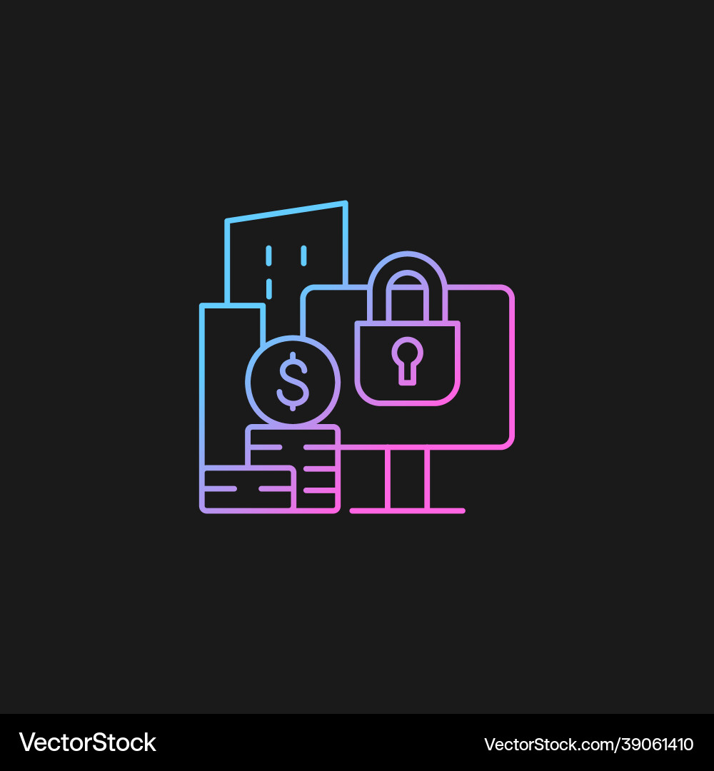 Material nichtöffentliche Informationen Gradienten-Symbol Material nichtöffentliche Informationen Gradienten-Symbol vektorbild