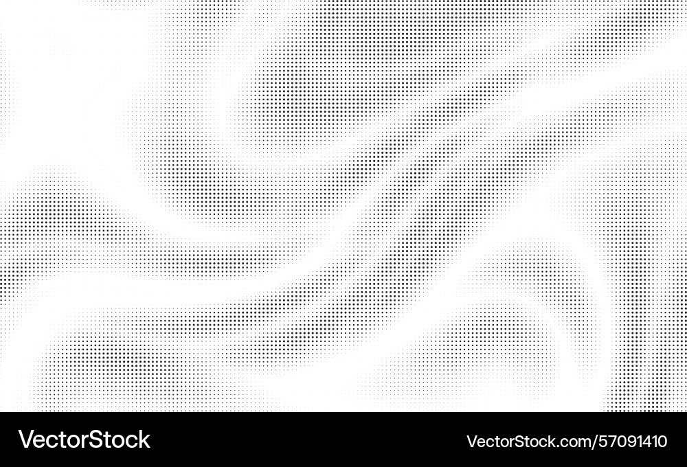 Monochrome gradient halftone dots background Monochrome gradient halftone dots background vector image