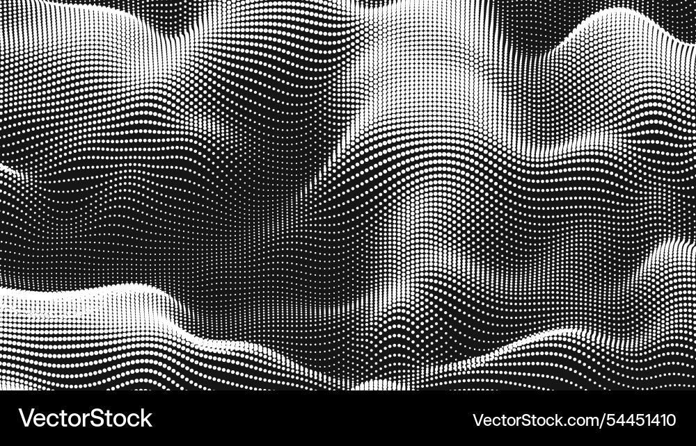 Point Wave Noise Abstract Background vector image