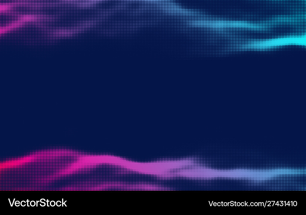 Retro Halftone Dots Background Vector Image