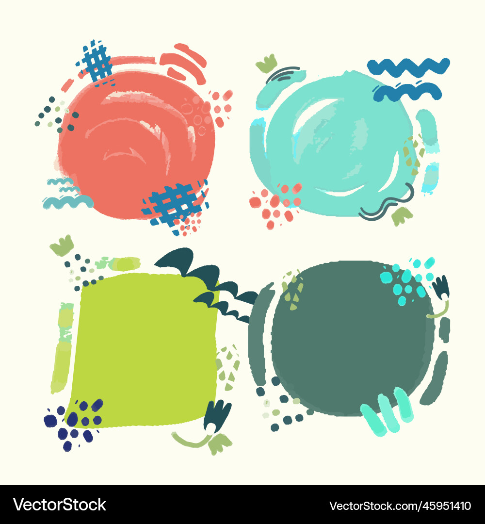 Shapes design element abstract liquid gradient Shapes design element abstract liquid gradient vector image